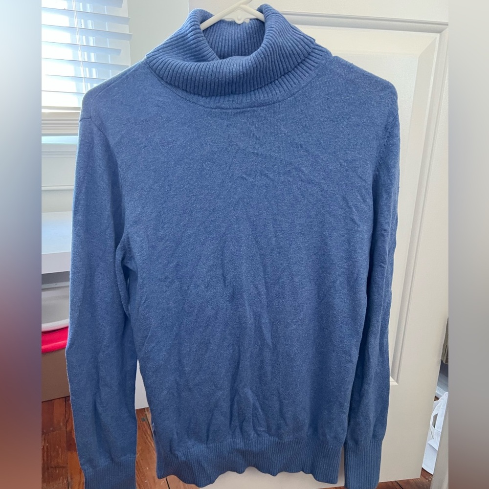 LL Bean turtleneck sweater.